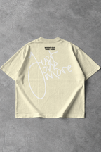 Canelada - Camiseta Oversized - Hard Work Just One More Off White
