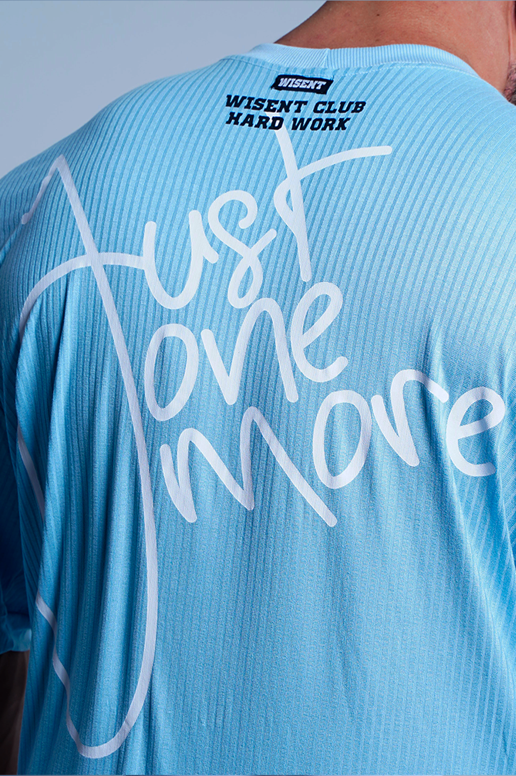 Canelada - Camiseta Oversized - Hard Work Just One More Azul Claro