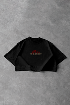 Soft - Cropped Oversized - Give Me More Weight Preto
