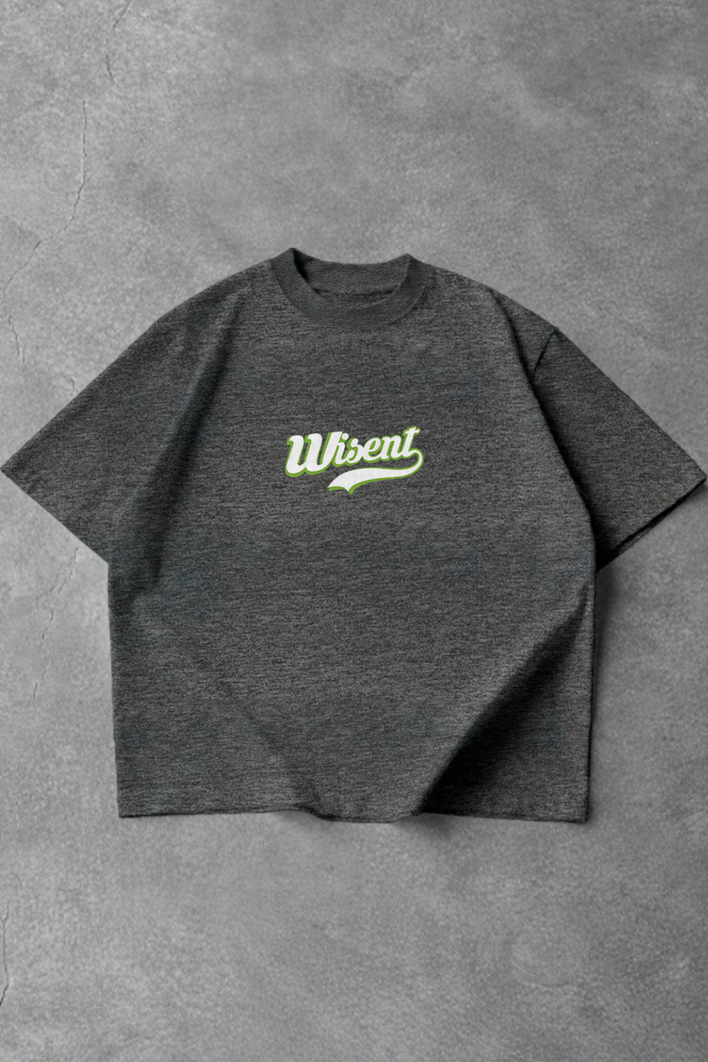 Soft - Camiseta Oversized - Wisent Retro Cinza Mescla