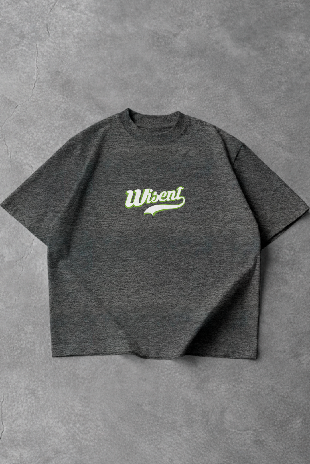 Soft - Camiseta Oversized - Wisent Retro Cinza Mescla