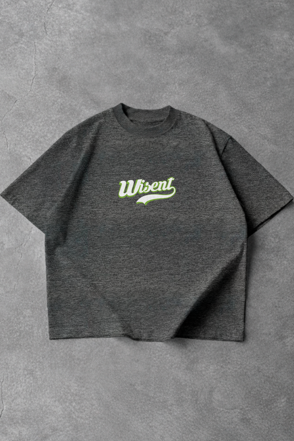 Soft - Camiseta Oversized - Wisent Retro Cinza Mescla