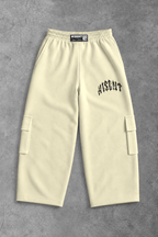 Heavy - Calça Cargo Moletom - Give Me More Weight Darkness Off White