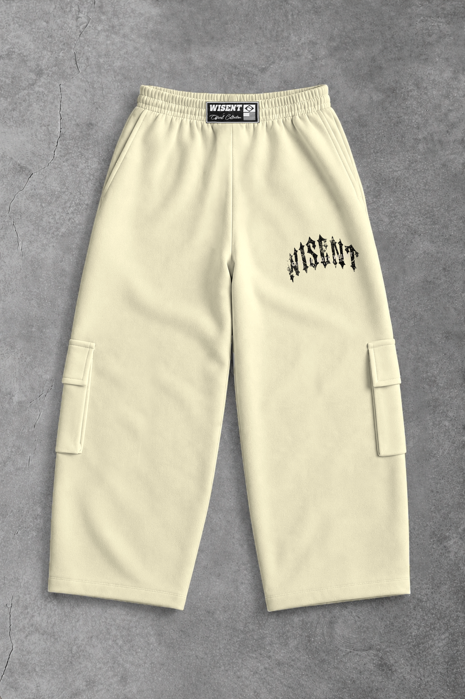 Heavy - Calça Cargo Moletom - Give Me More Weight Darkness Off White