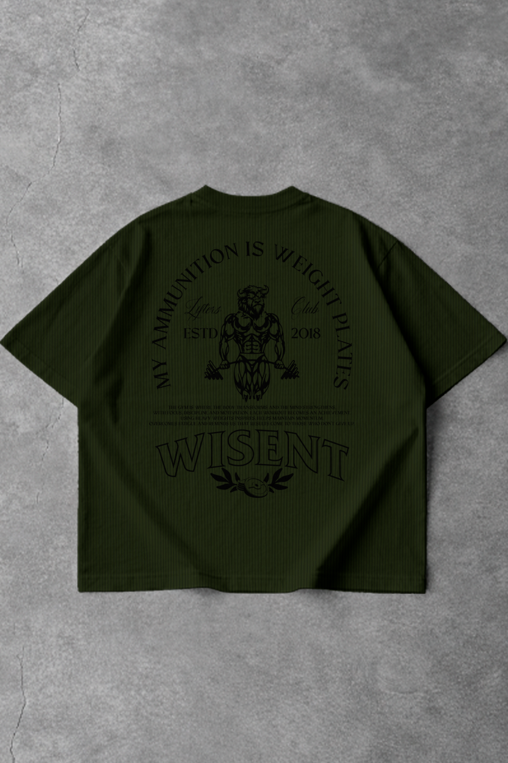 Canelada - Camiseta Oversized - Lifters Verde
