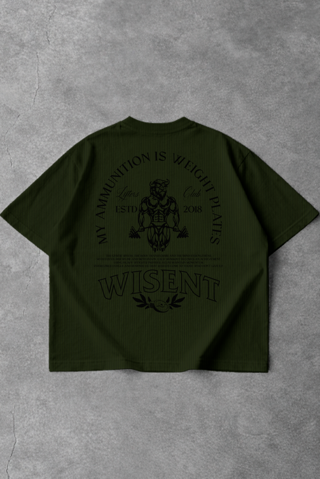 Canelada - Camiseta Oversized - Lifters Verde