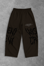 Heavy - Calça Oversized Moletom - Wisent Crew Marrom