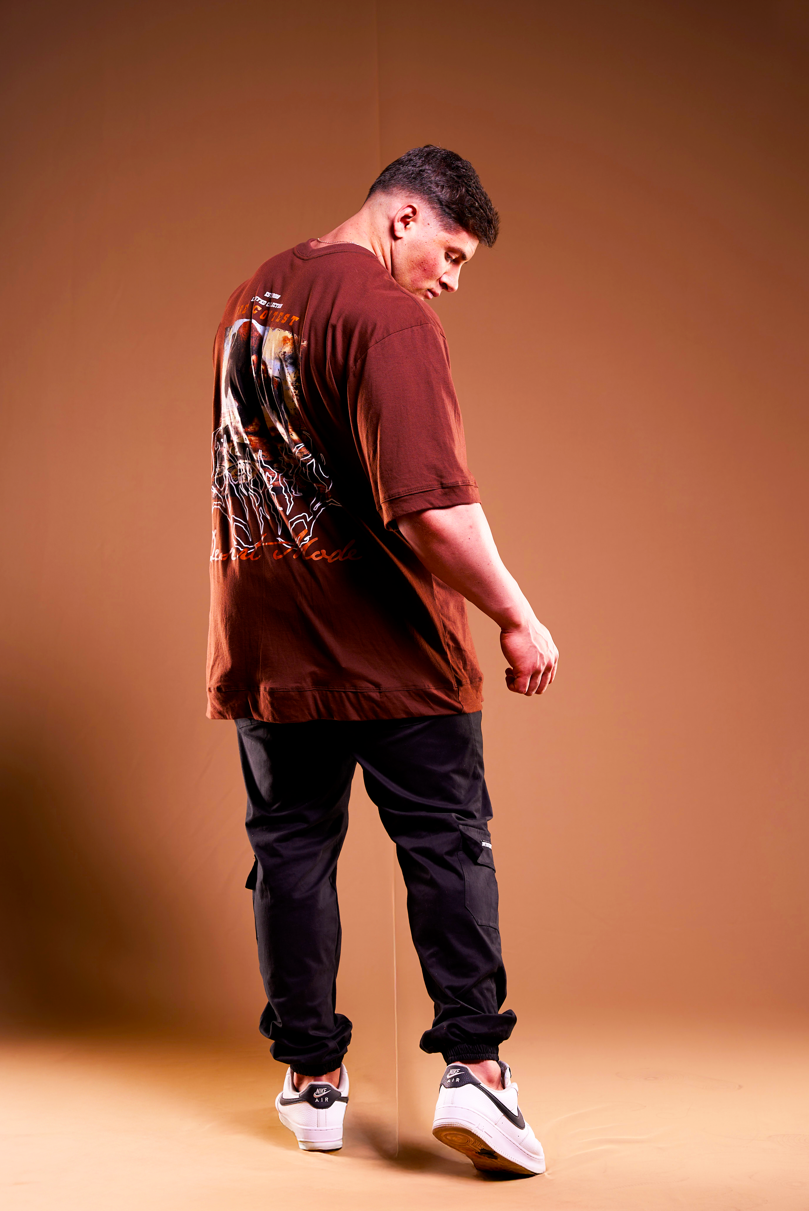 SOFT - CAMISETA OVERSIZED - DESERT MODE MARROM