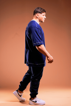 SOFT - CAMISETA OVERSIZED - BARBELL CLUB AZUL