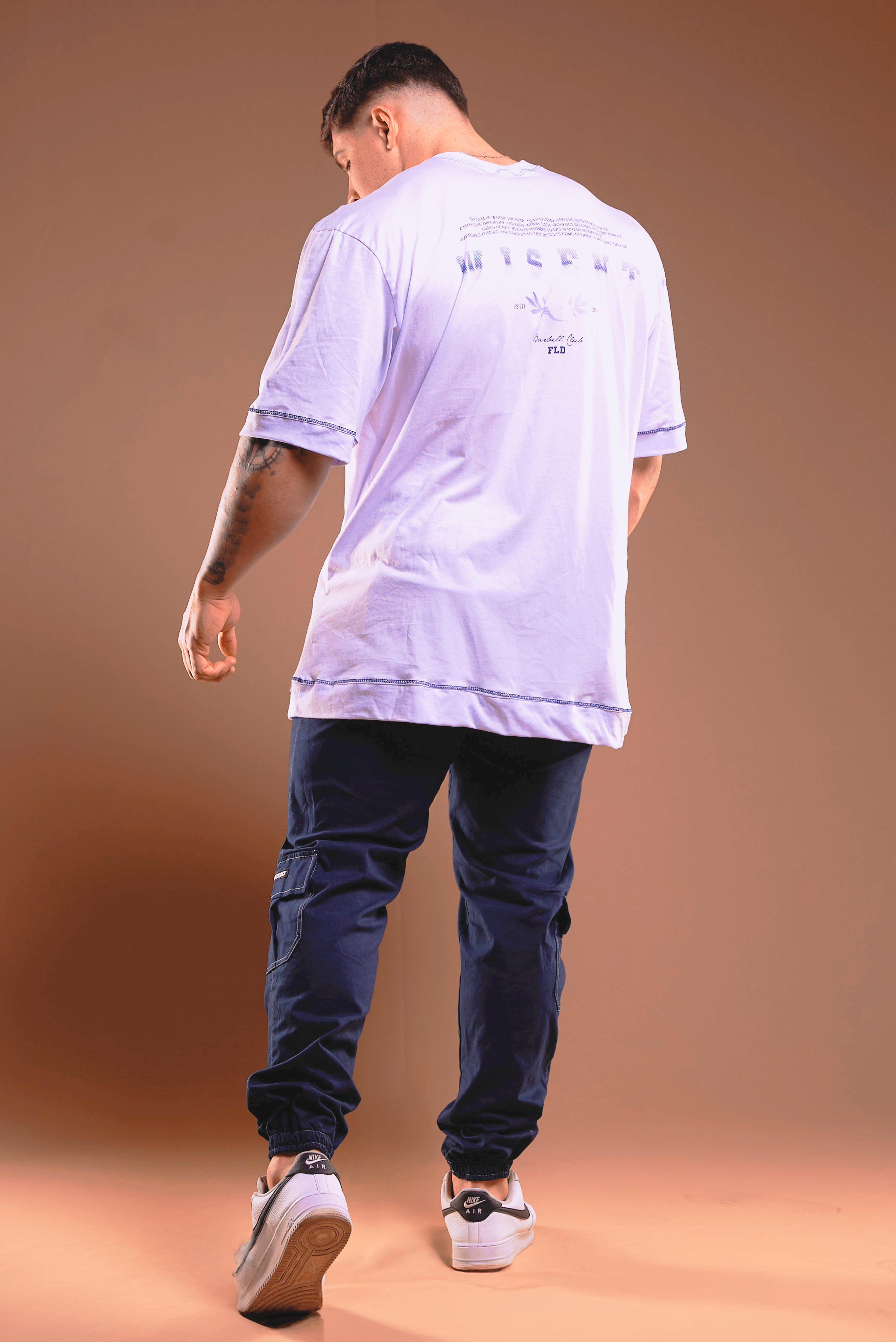 SOFT - CAMISETA OVERSIZED - BARBELL CLUB BRANCA