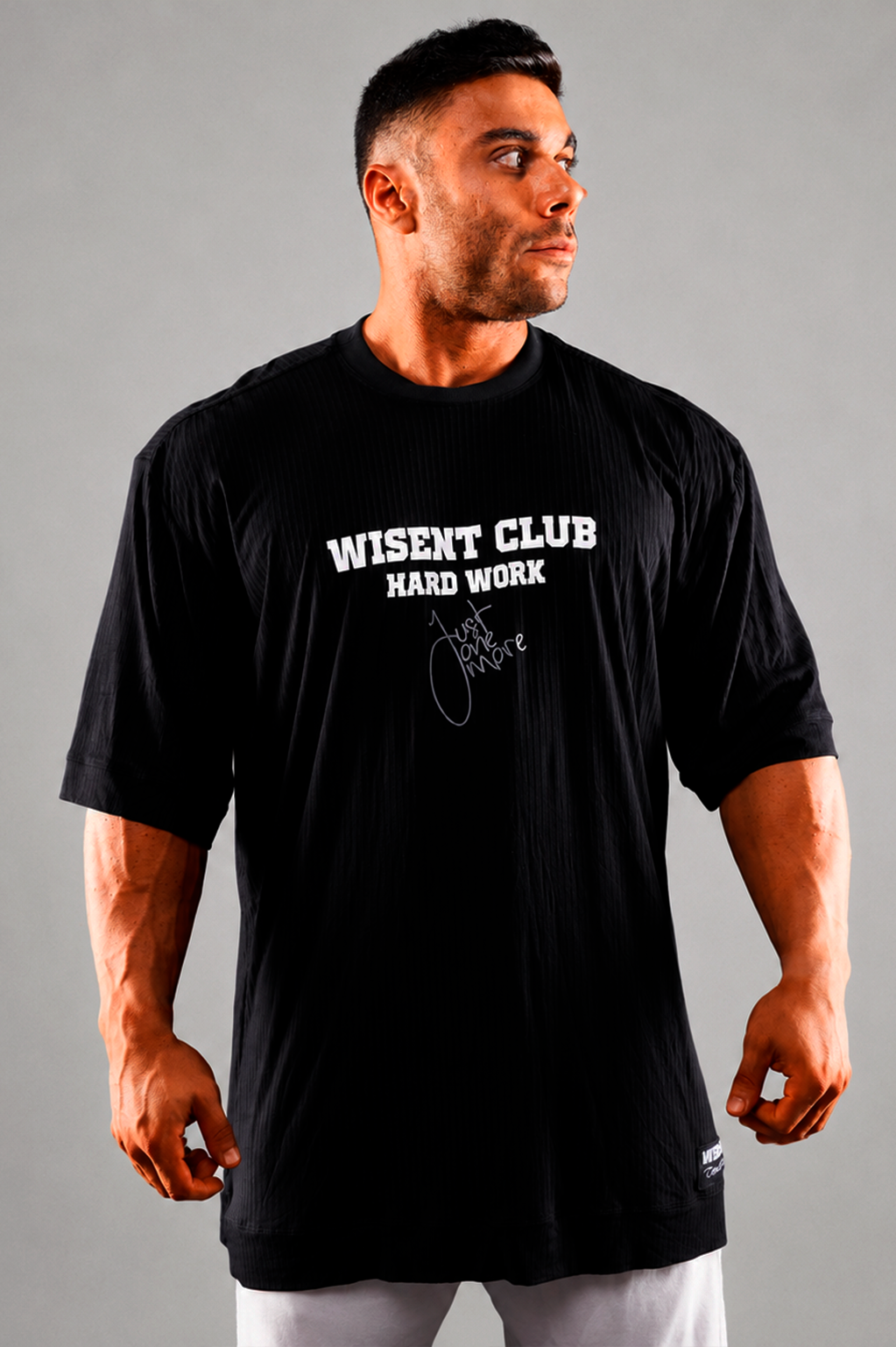 Canelada - Camiseta Oversized - Hard Work Just One More Preta