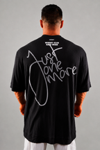 Canelada - Camiseta Oversized - Hard Work Just One More Preta