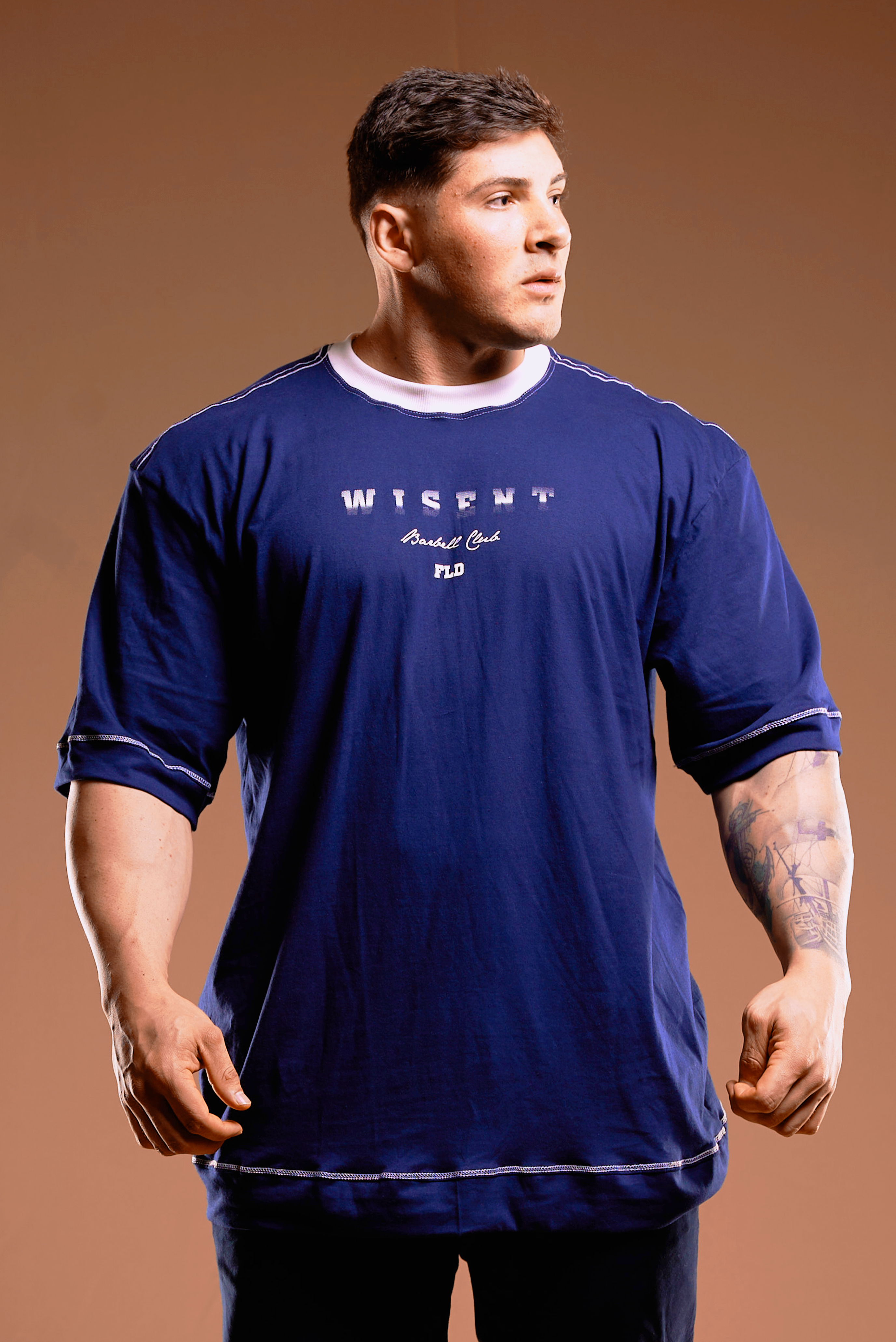 SOFT - CAMISETA OVERSIZED - BARBELL CLUB AZUL