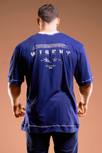 SOFT - CAMISETA OVERSIZED - BARBELL CLUB AZUL