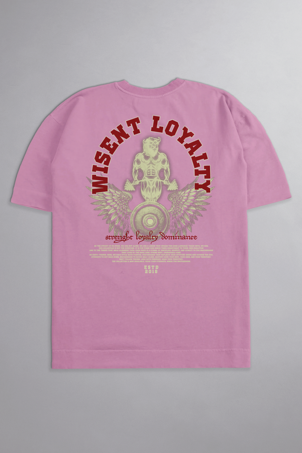 SOFT - CAMISETA OVERSIZED - LOYALTY ROSA