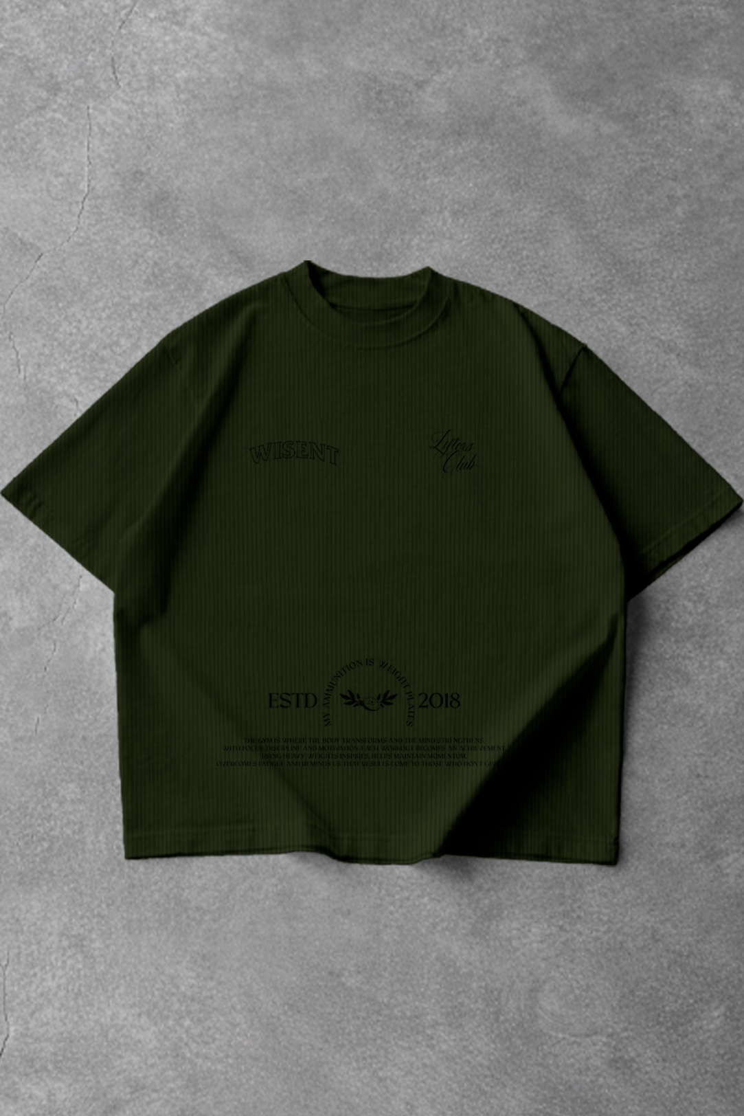 Canelada - Camiseta Oversized - Lifters Verde