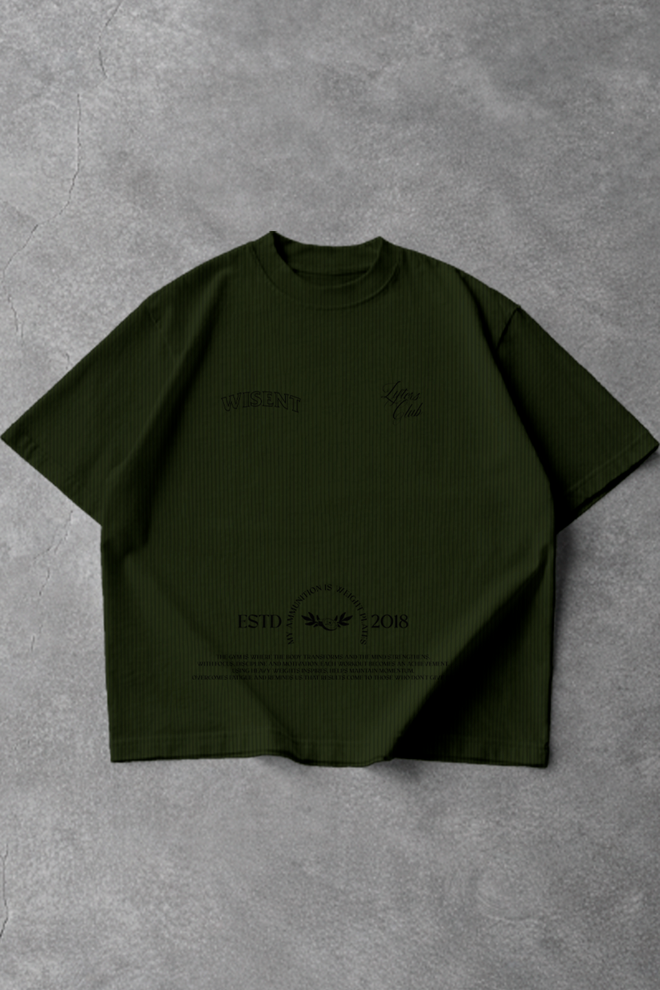 Canelada - Camiseta Oversized - Lifters Verde