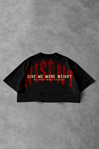 Soft - Cropped Oversized - Give Me More Weight Preto