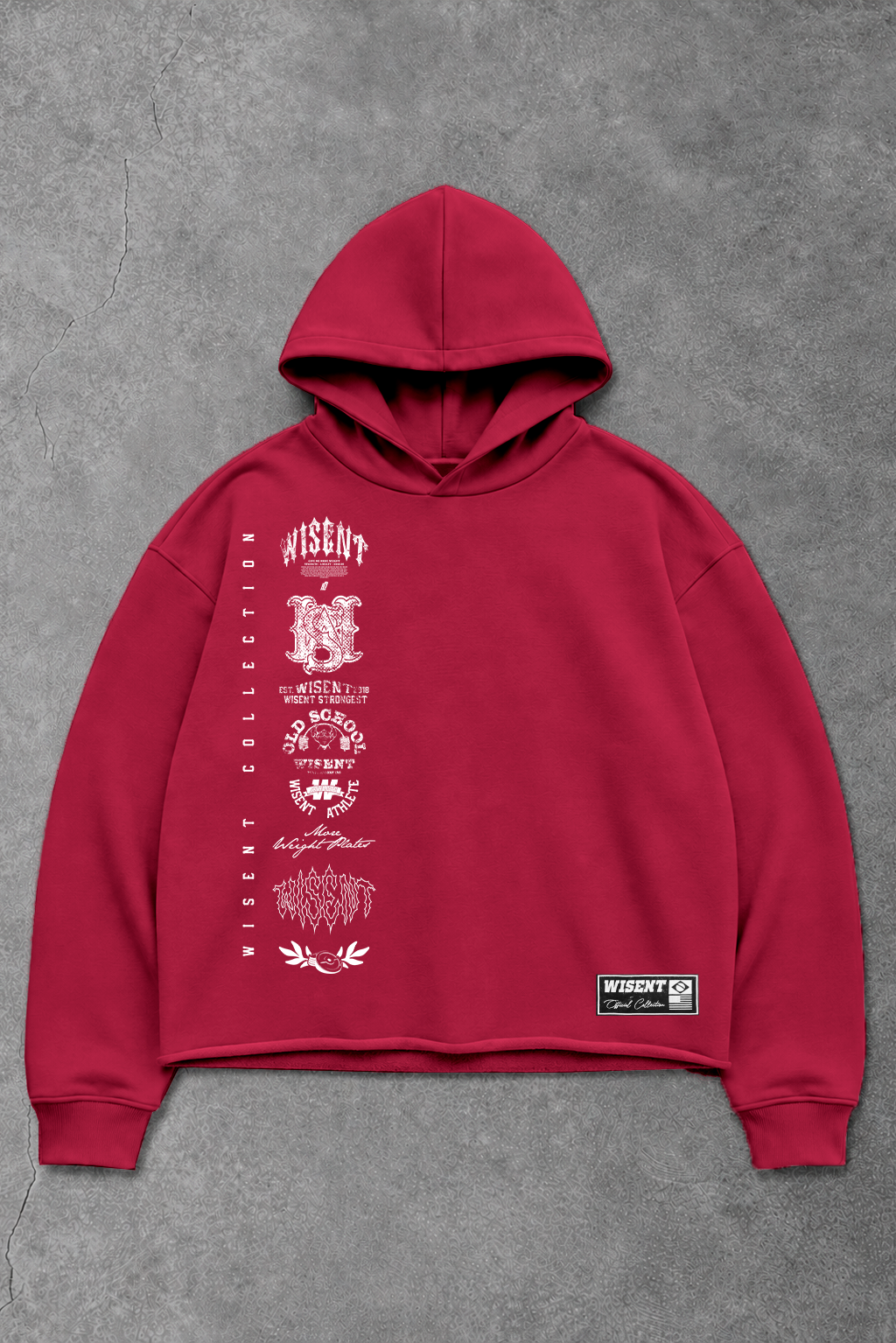 Heavy - Moletom Box Raw Hem - Wisent Collections Rosa
