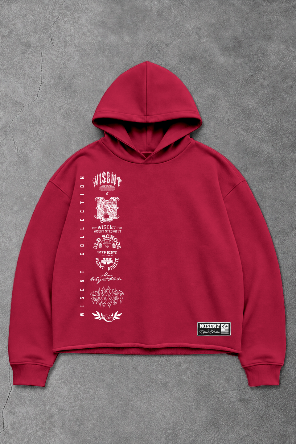 Heavy - Moletom Box Raw Hem - Wisent Collections Rosa