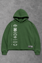 Heavy - Moletom Box Raw Hem - Wisent Collections Verde Pistache