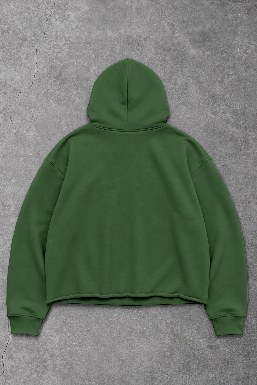 Heavy - Moletom Box Raw Hem - Wisent Collections Verde Pistache