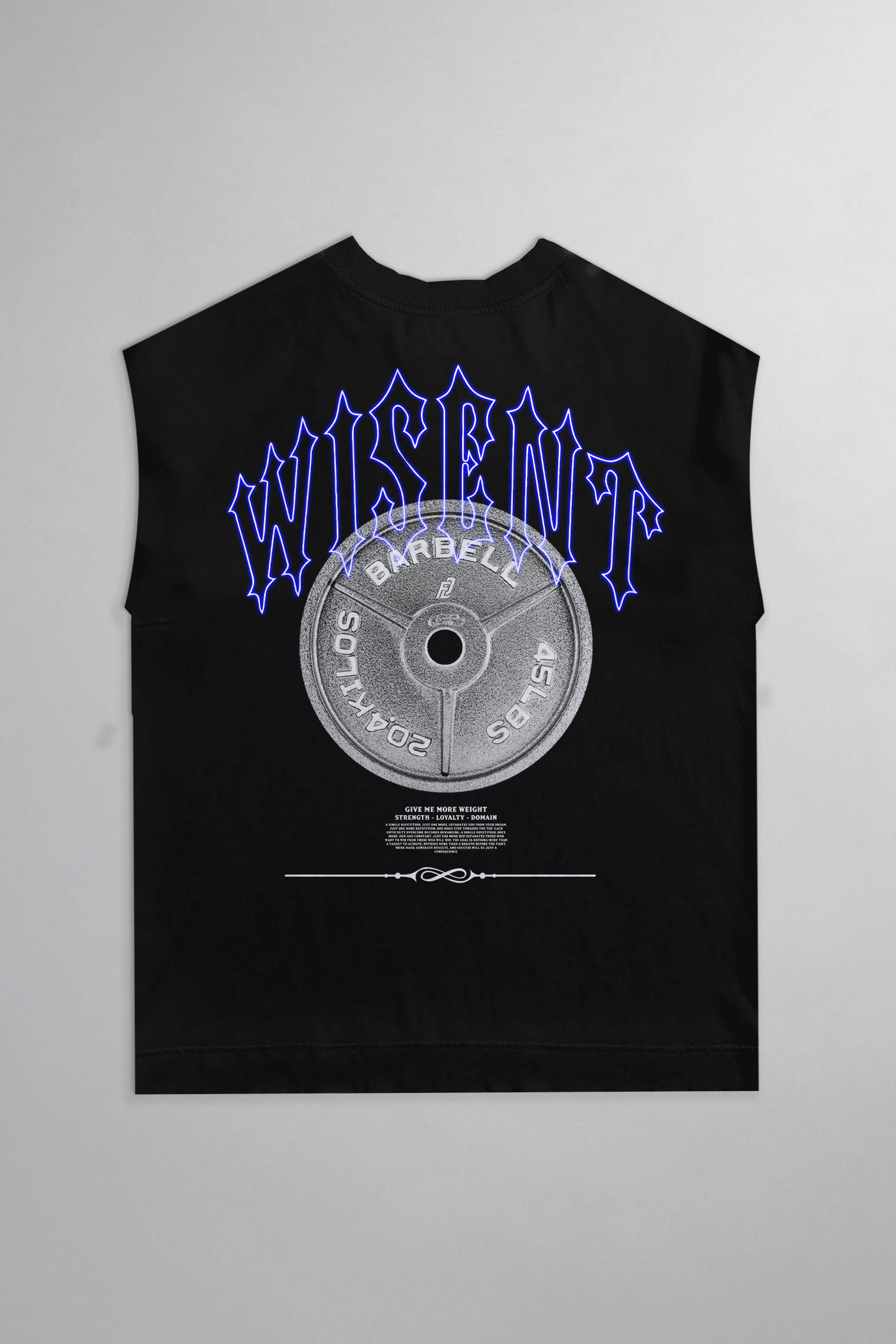 SOFT - REGATA SHOLDER - GIVE ME MORE WEIGHT PLATE PRETA