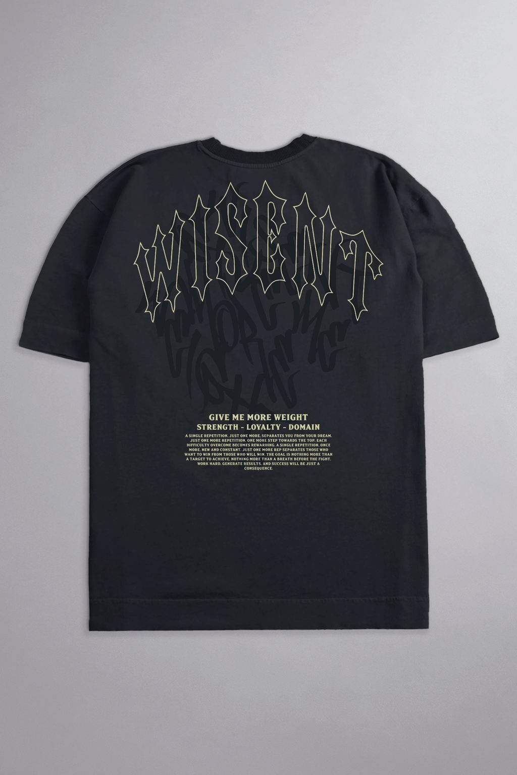 SOFT - CAMISETA OVERSIZED - GIVE ME MORE WEIGHT STREET CINZA
