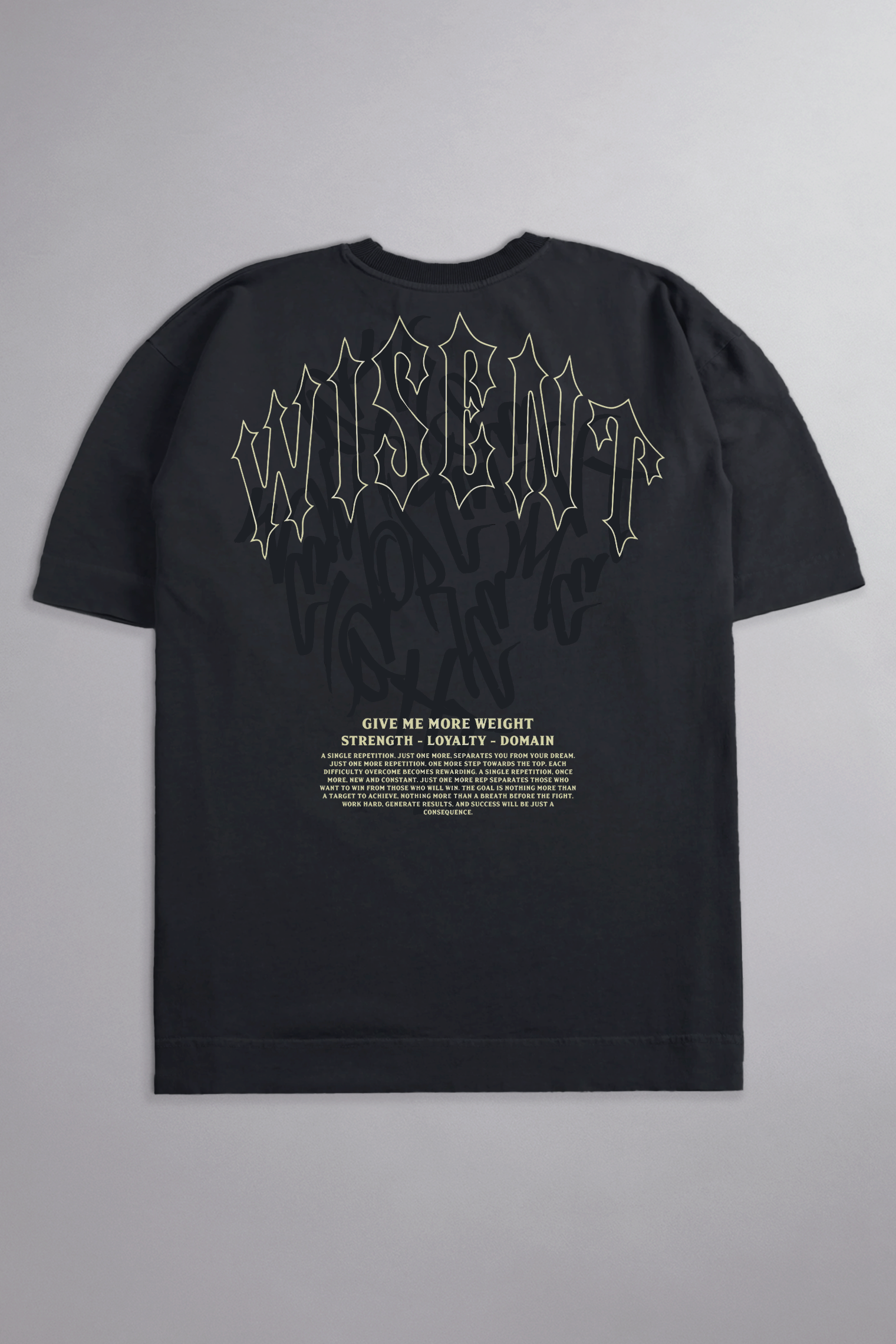 SOFT - CAMISETA OVERSIZED - GIVE ME MORE WEIGHT STREET CINZA