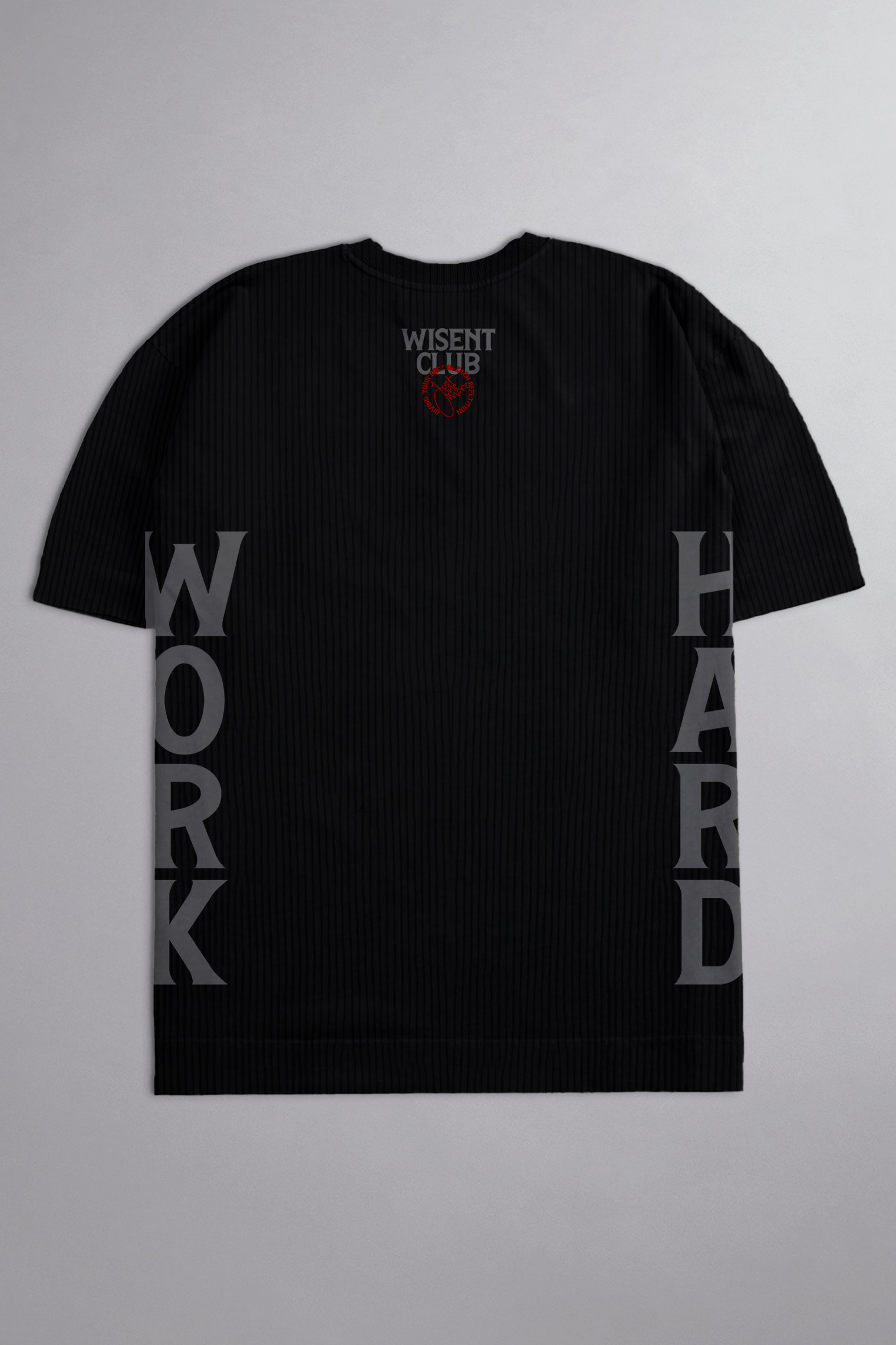 CANELADA - CAMISETA OVERSIZED - HARD WORK PRETA