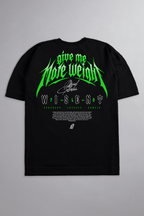 SOFT - CAMISETA OVERSIZED - GIVE ME MORE WEIGHT NEON PRETA