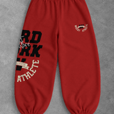 Heavy - Calça Balão Moletom - Hard Work Vermelha