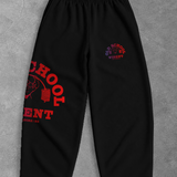 Heavy - Calça Oversized Moletom - Old School Preta Color