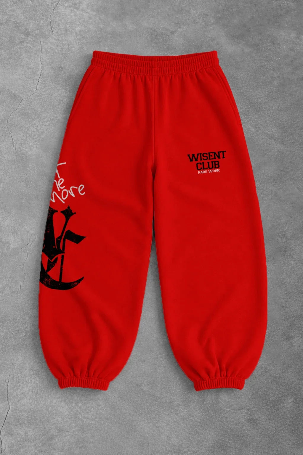 Heavy - Calça Balão Moletom - Hard Work Vermelha