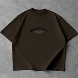 Soft - Camiseta Oversized - Wisent Crew  Marrom