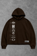 Heavy - Moletom Box Raw Hem - Wisent Collections Marrom