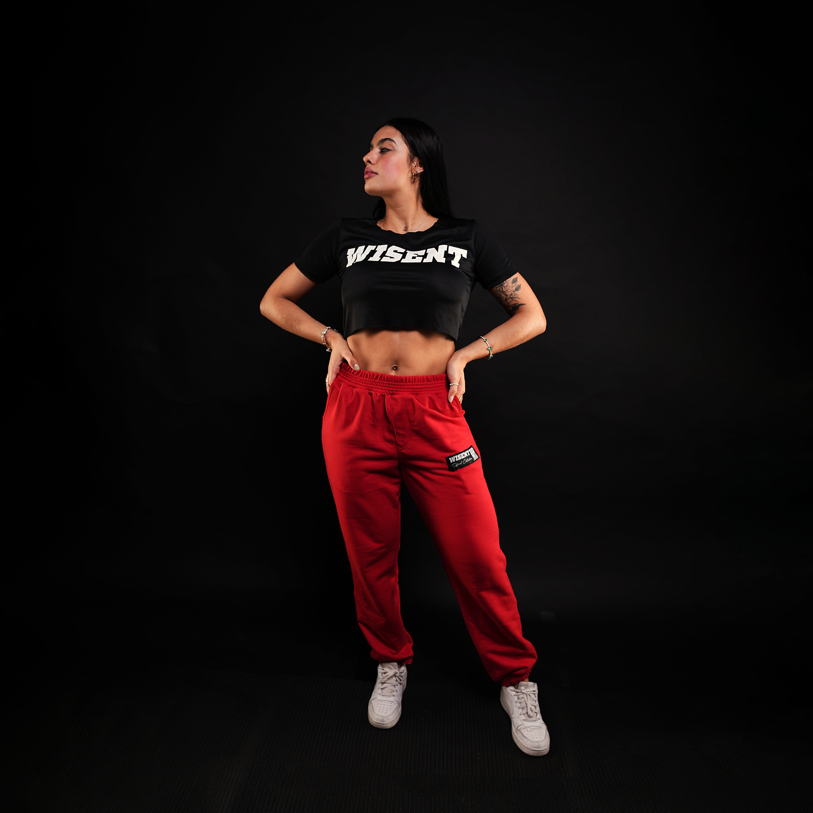 HEAVY - CALÇA MOLETOM ABRIGO - WISENT TAG VERMELHA