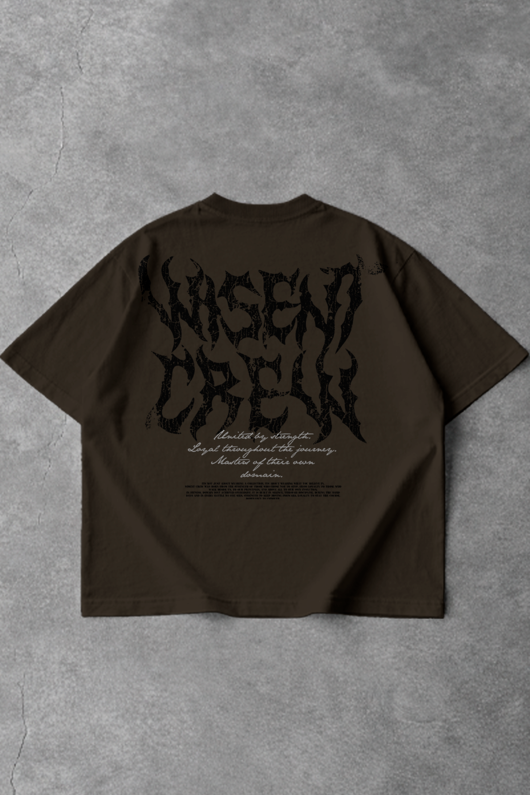 Soft - Camiseta Oversized - Wisent Crew  Marrom