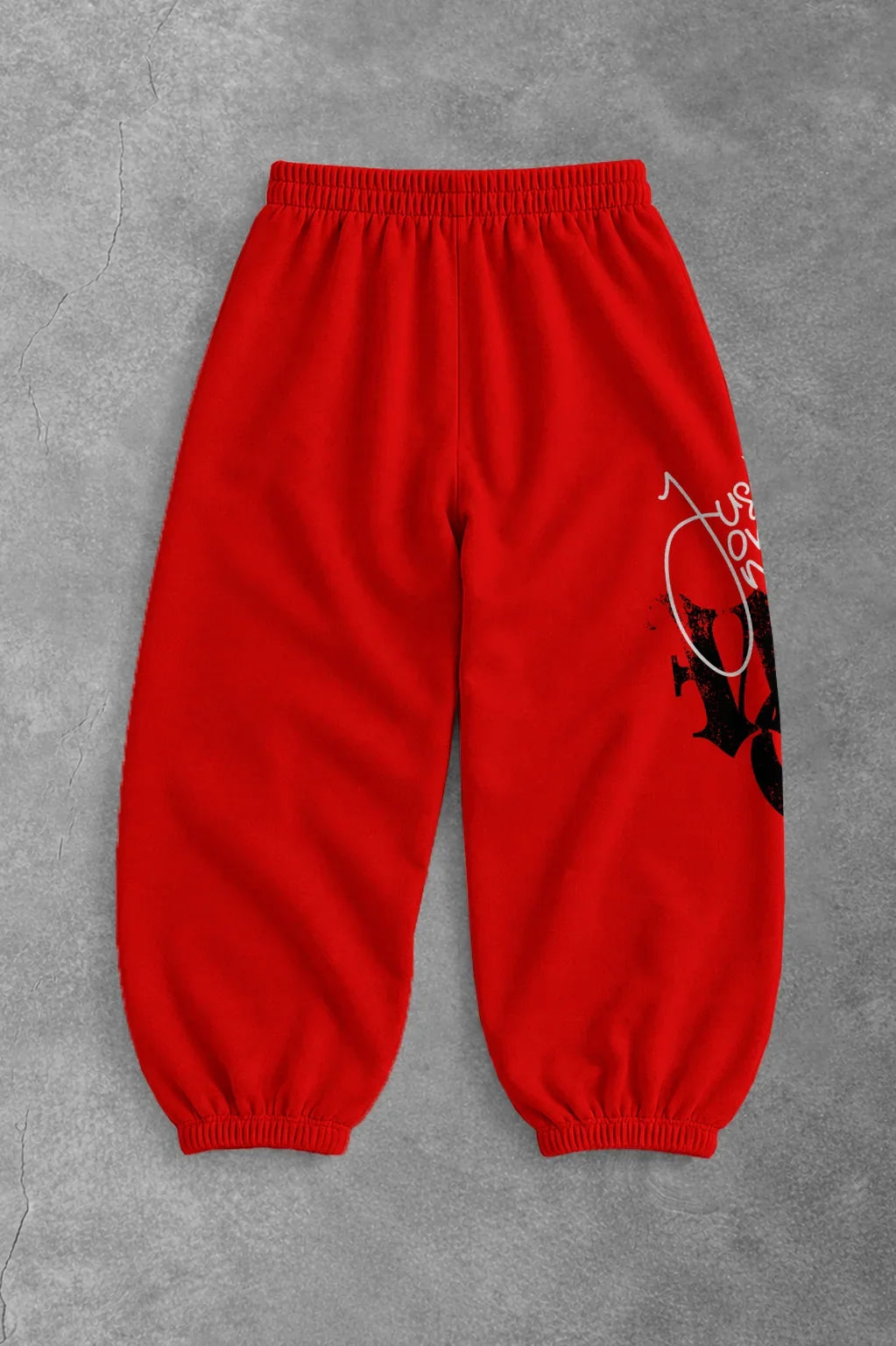 Heavy - Calça Balão Moletom - Hard Work Vermelha