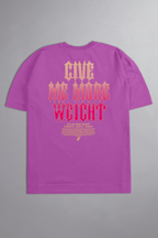 SOFT - CAMISETA OVERSIZED - GIVE ME MORE WEIGHT VIOLETA