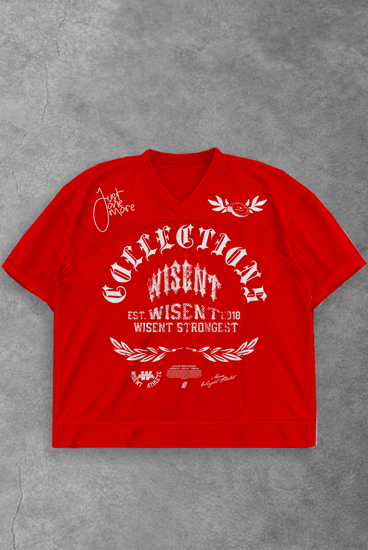 Soft - Camiseta Oversized Jersen - Wisent Collections Vermelha