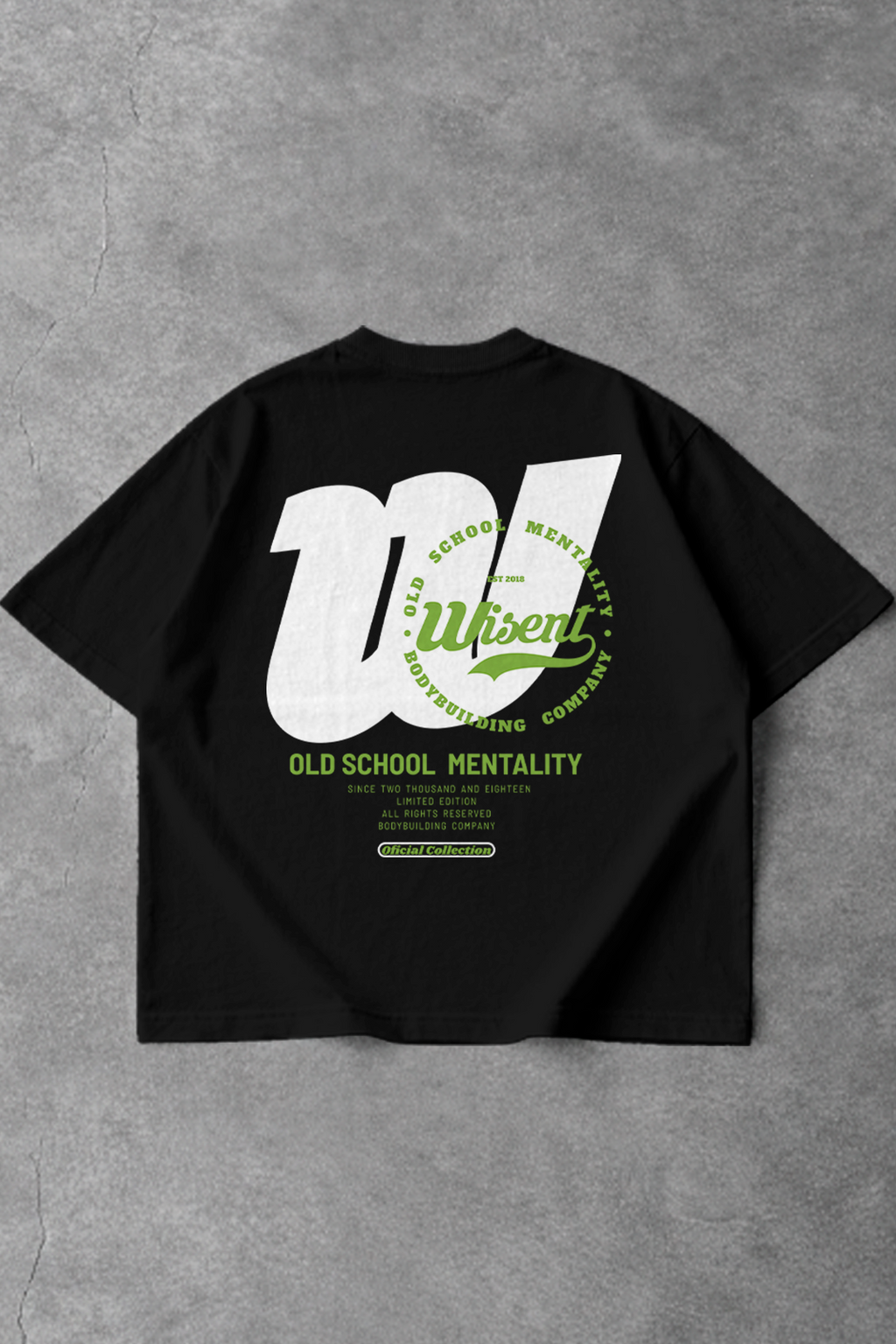 Soft - Camiseta Oversized - Wisent Retro Preta