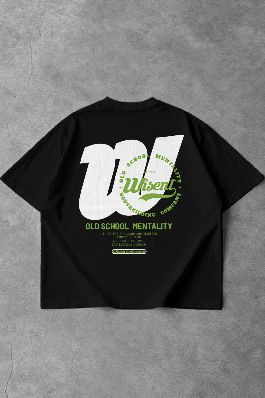 Soft - Camiseta Oversized - Wisent Retro Preta