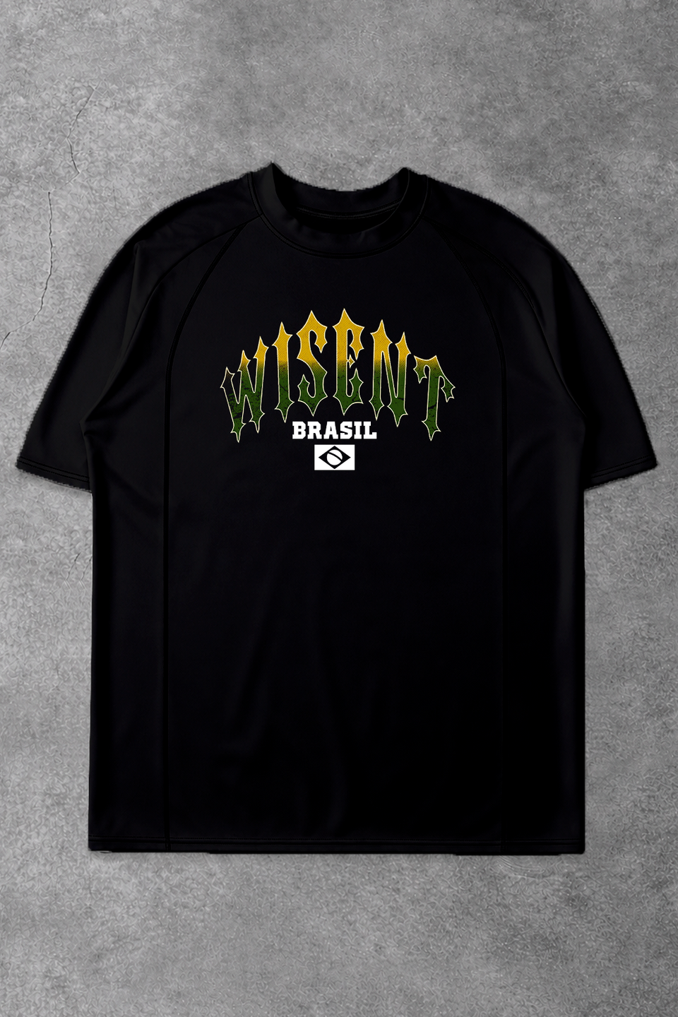 Soft - Camiseta T-Shirt Compress - Preta flag BRASIL