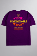 SOFT - CAMISETA OVERSIZED - GIVE ME MORE WEIGHT PURPLE