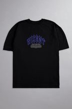 SOFT - CAMISETA OVERSIZED - GIVE ME MORE WEIGHT PLATE PRETA