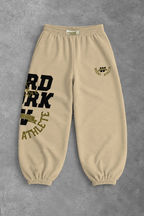 Heavy - Calça Balão Moletom - Hard Work Off White