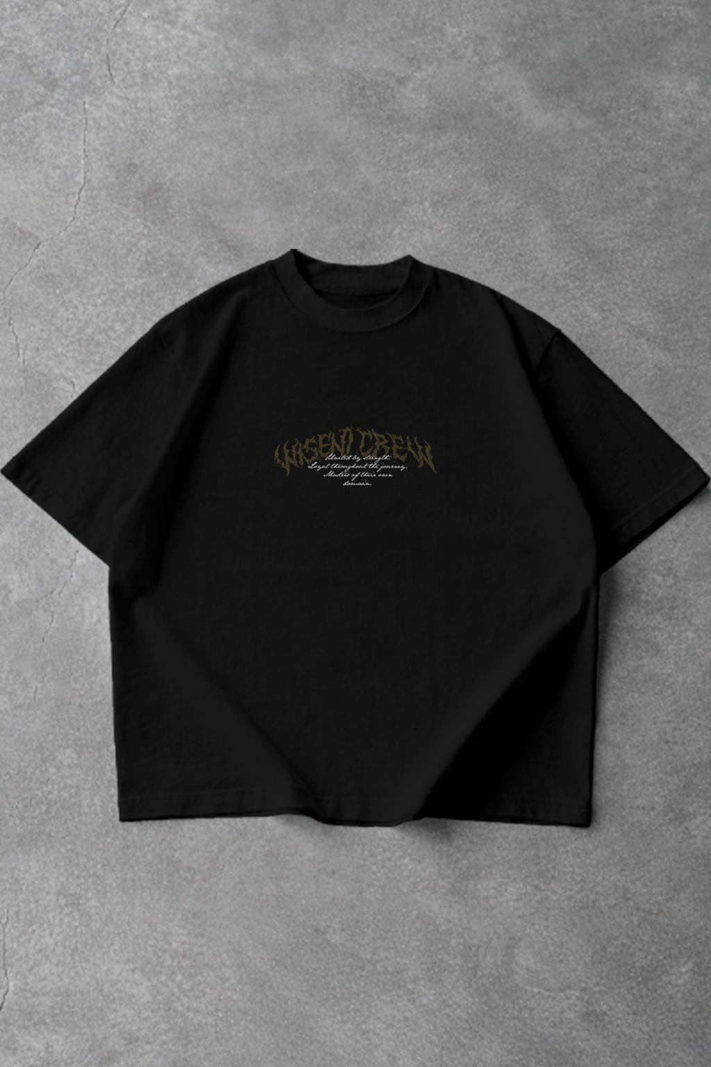 Soft - Camiseta Oversized - Wisent Crew  Preta