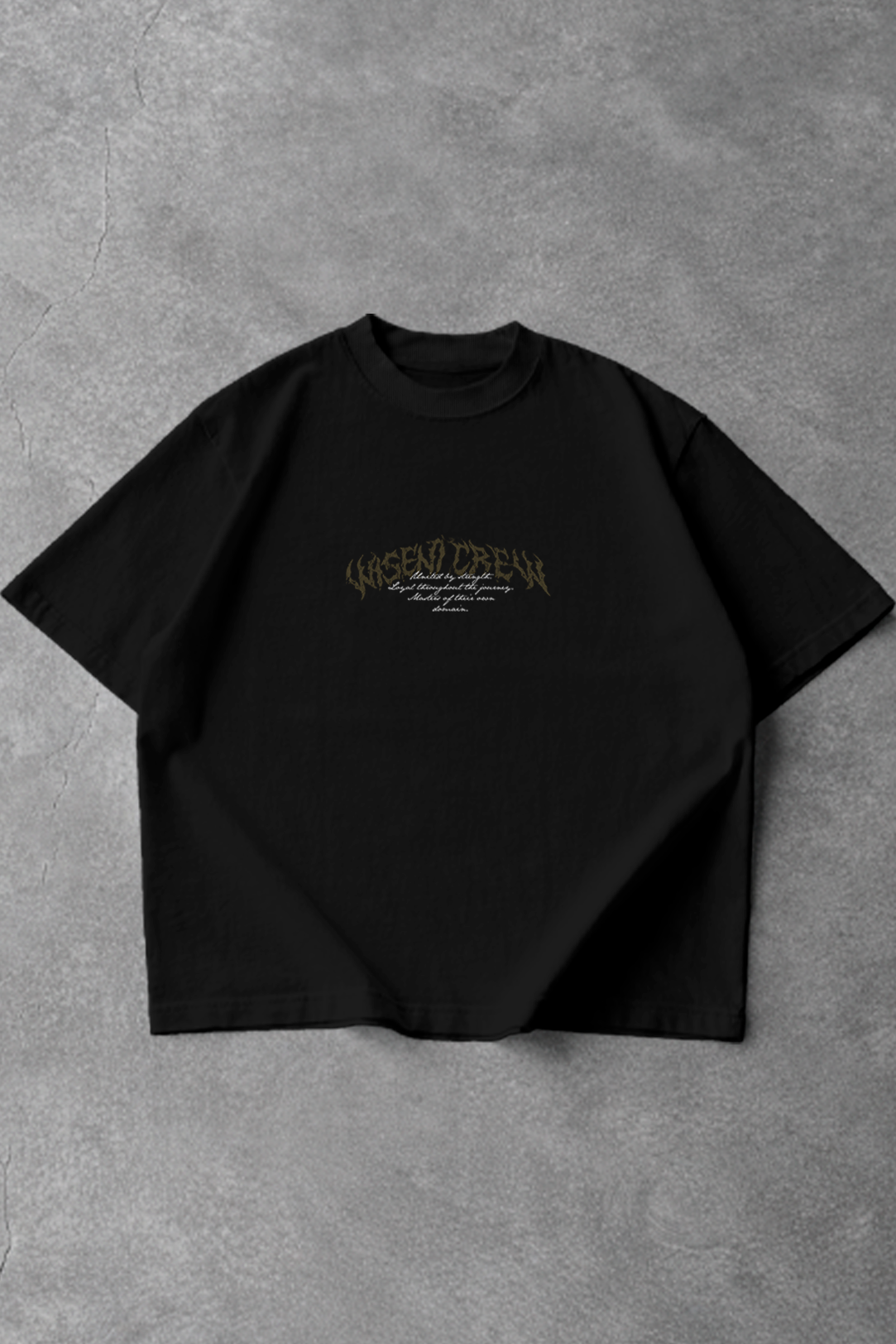 Soft - Camiseta Oversized - Wisent Crew  Preta