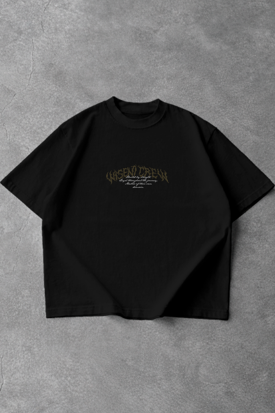 Soft - Camiseta Oversized - Wisent Crew  Preta